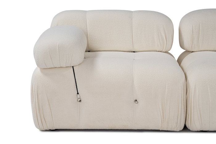 Atelier Del Sofa Bubble 3 Seater Bouclette Blanco